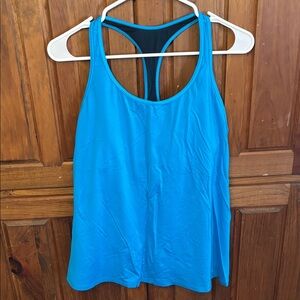 Victoria Secret’s Women's Loose Blue Open Racerback Tank Top Size Medium